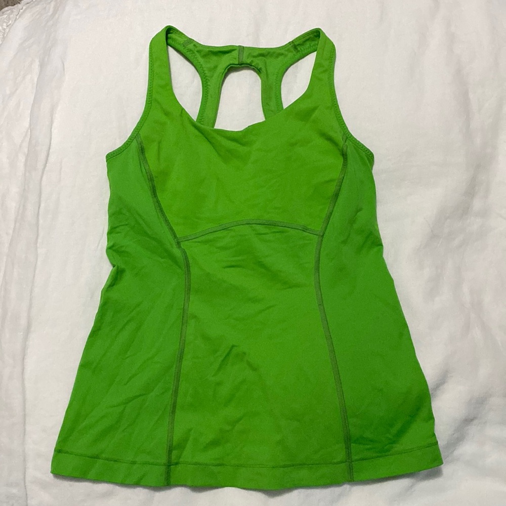 Apple Green Lululemon Vintage Top